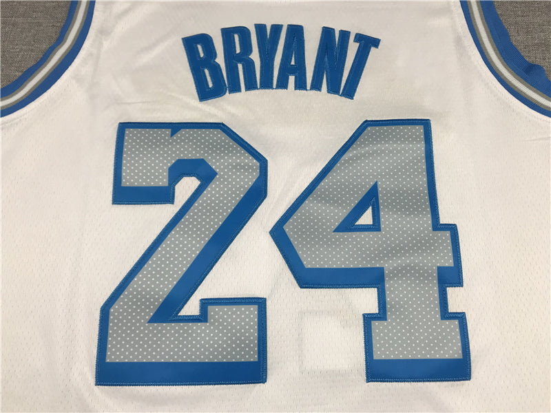 Los Angeles Lakers White Jersey - 4