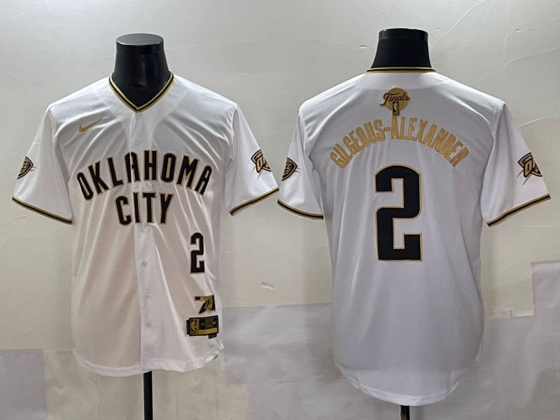 Shai Gilgeous-Alexander Oklahoma City Thunder White Jersey