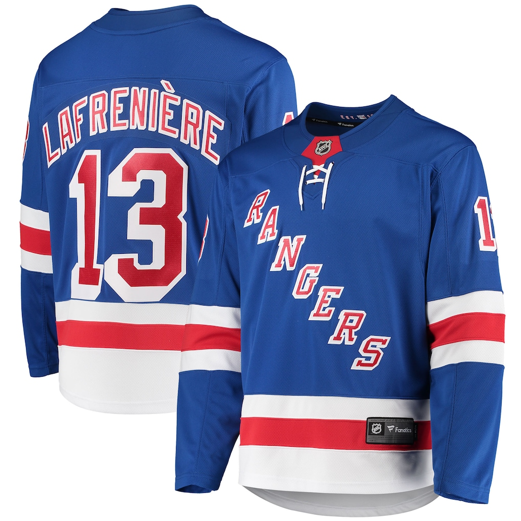 Alexis Lafreniere New York Rangers Blue Jersey