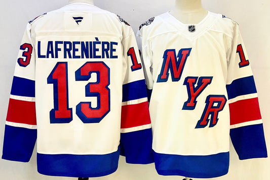 Alexis Lafreniere New York Rangers White Jersey