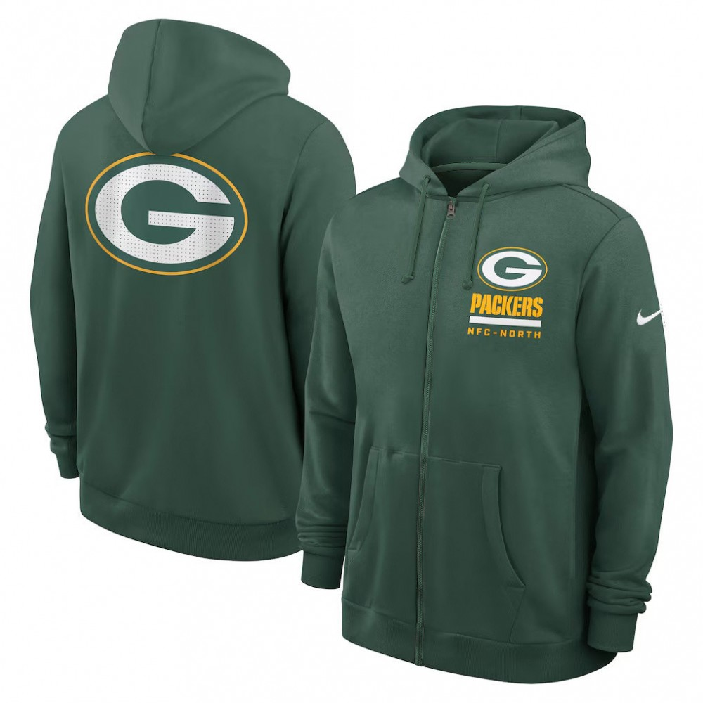 Green Bay Packers Utility Sideline NFL Full-Zip Hoodie