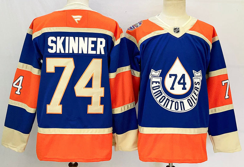 Stuart Skinner Edmonton Oilers Royal Jersey