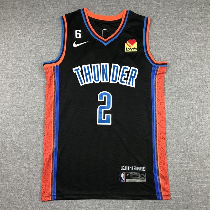 Shai Gilgeous-Alexander Oklahoma City Thunder Default City Jersey