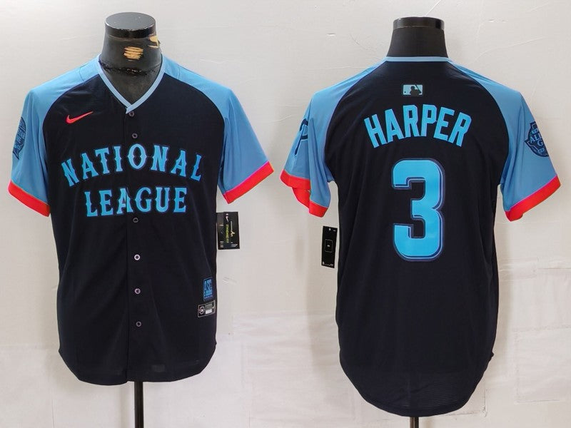 Bryce Harper National League Navy All-Star Jersey